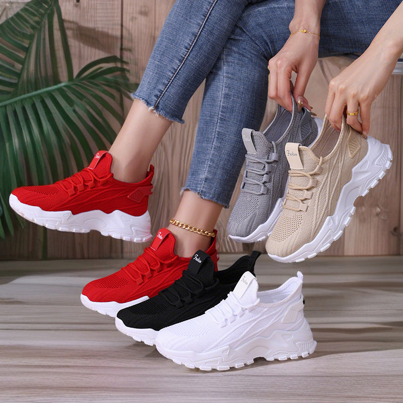 Damen Sneaker Sportlich Heidi Mode Laufschuhe