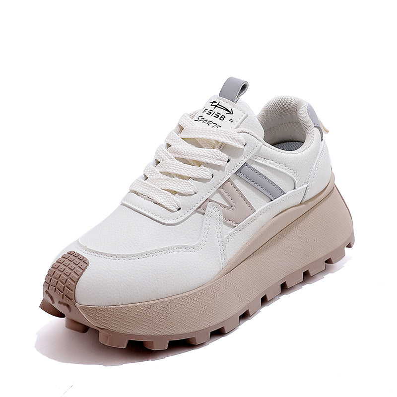 Damen Sneaker Chunky Bequem Rutschfest Komfortabel