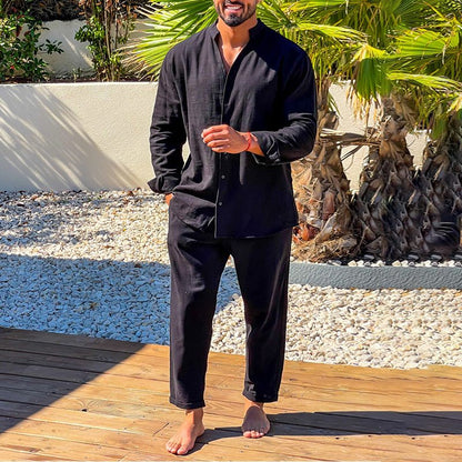 Herren Sommeranzug Leicht Baumwolle Set