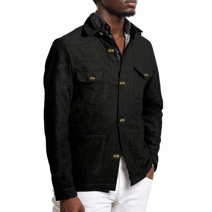Herren Outdoor Jacke Wasserdicht Mit Taschen Modern