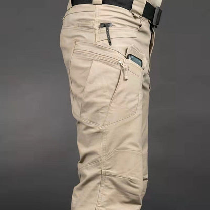 Herren Cargo-Hose Verstellbar Mit Tiefen Taschen