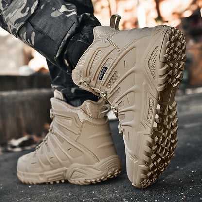 Herren Tactical Schuhe Knöchelstiefel Rutschfest Wasserdicht