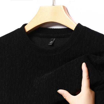 Herren Strickpullover Modern 3D Muster Hochwertig