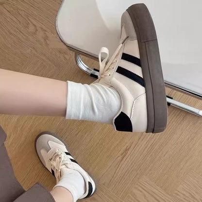 Damen Sneaker PlattformSchuhe Sportlich Rutschfest