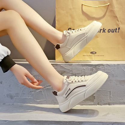 Damen Sneaker atmungsaktiv mit dicken Sohlen Sportlich Modisch