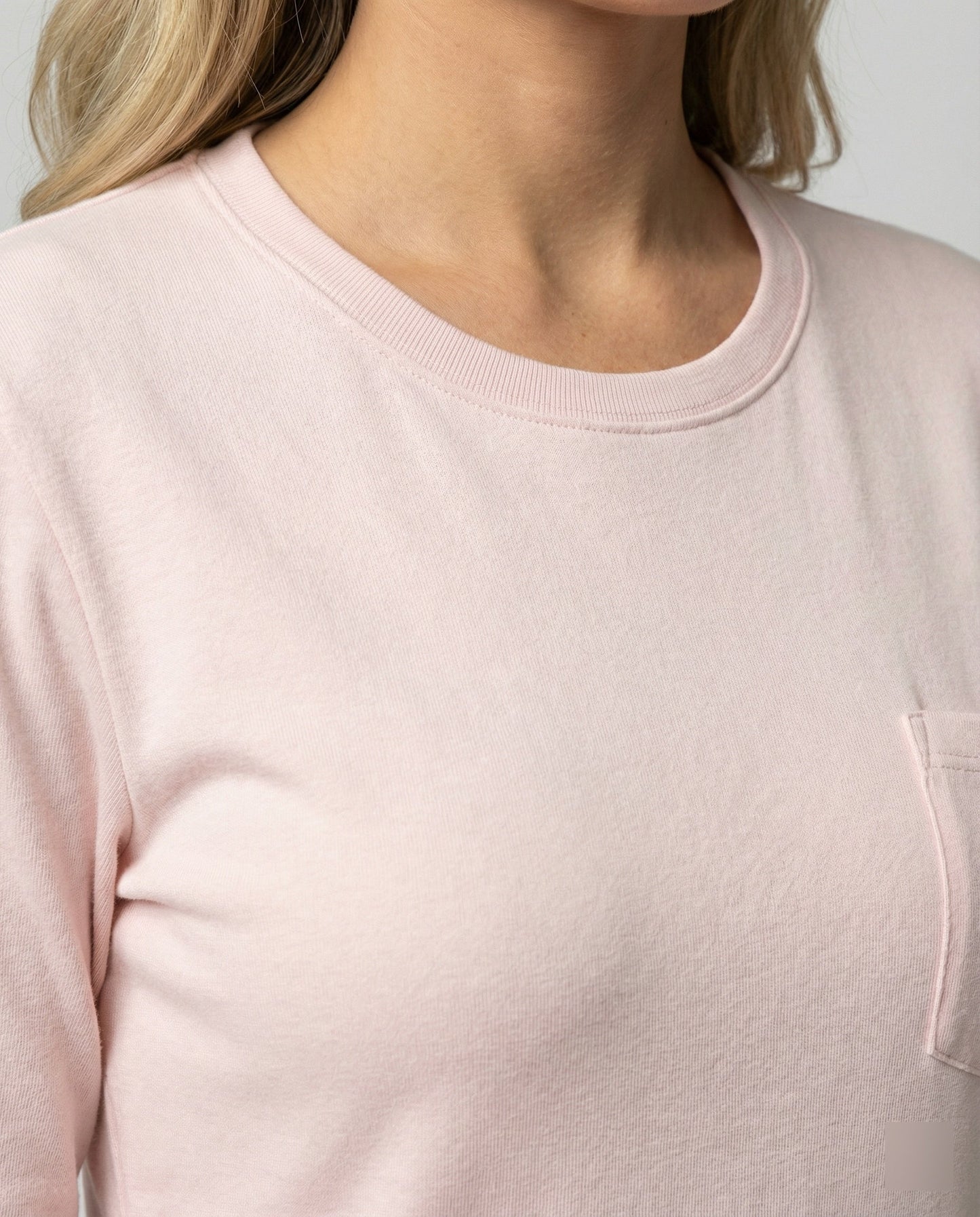 Damen Langarmshirt Rundhals Loose Fit Bequem