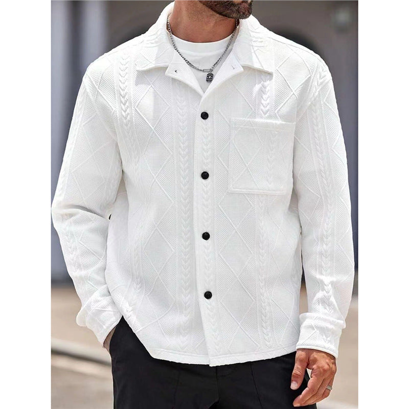 Herren Freizeitjacke Strukturiert Stadtstyle