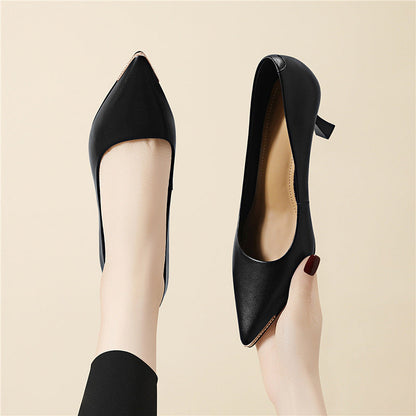 Damen High Heels Elegante Absatz Schuhe Schwarz