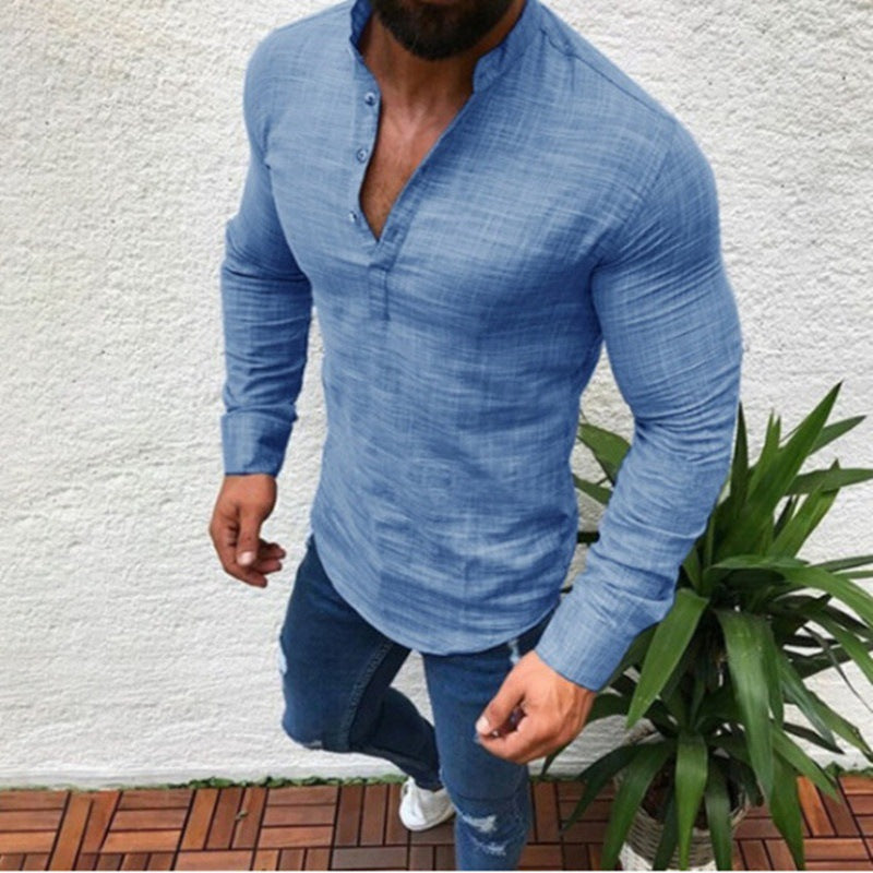 Herren Langarmhemd Elegant Modern Berlin