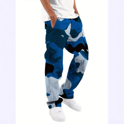 Herren Camo Cargo-Hose mit praktischen Taschen