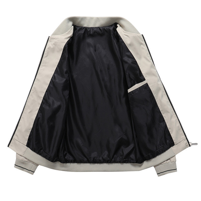 Herren Steppjacke Sportlich Mit Stehkragen Modern