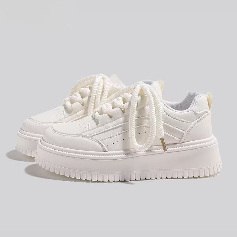 Damen Sneaker Plattform Atmungsaktiv Komfort Schuhe - BerlinGlamour