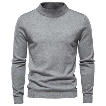 Herren Rollkragenpullover Feinwolle Elegante Qualität