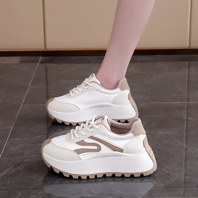 Damen Sneaker Chunky bequem rutschfest mit Dämpfung