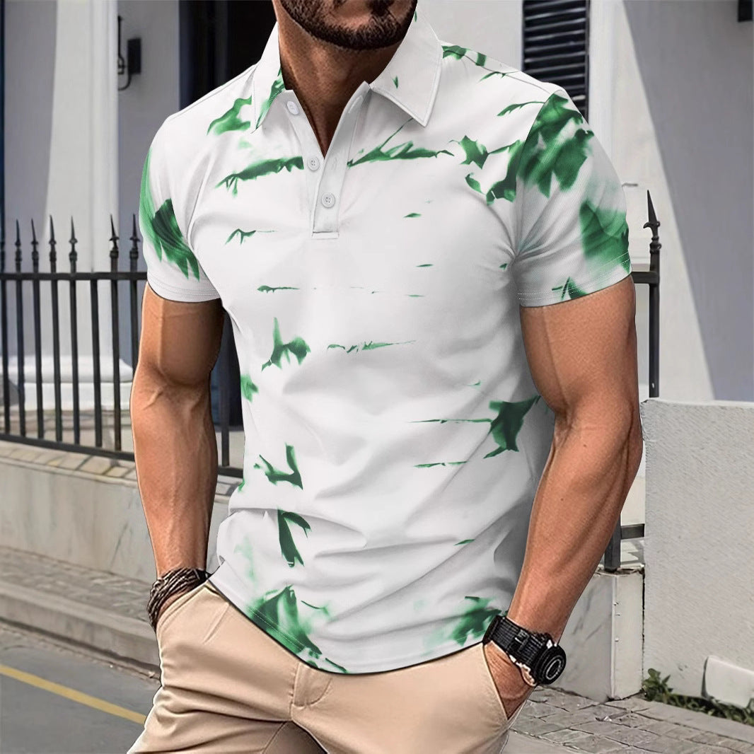 Herren Poloshirt Modern Mit Einzigartigem Muster