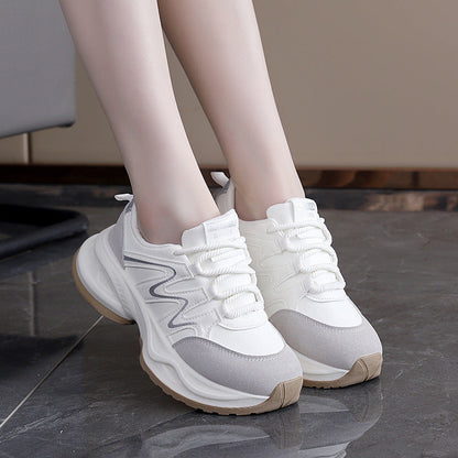 Damen Sneaker Chunky atmungsaktiv Weite Sohle
