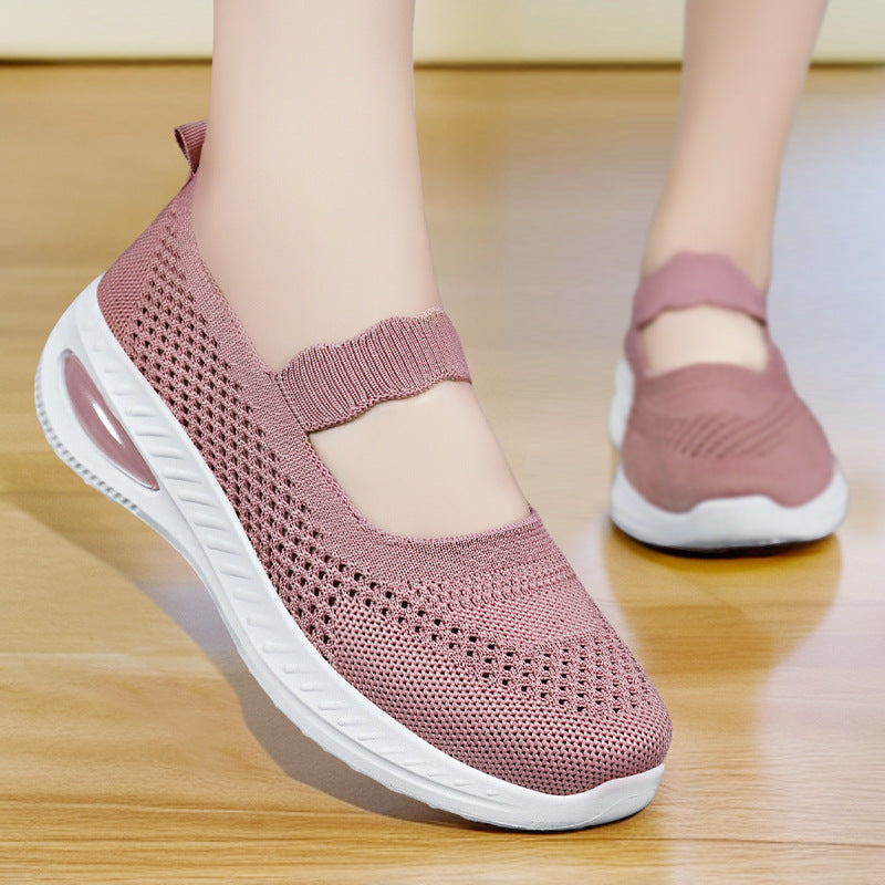 Damen Sneaker Sport Schuhe Mesh Atmungsaktiv Frauen