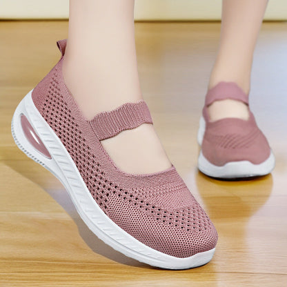 Damen Sneaker Sport Schuhe Mesh Atmungsaktiv Frauen