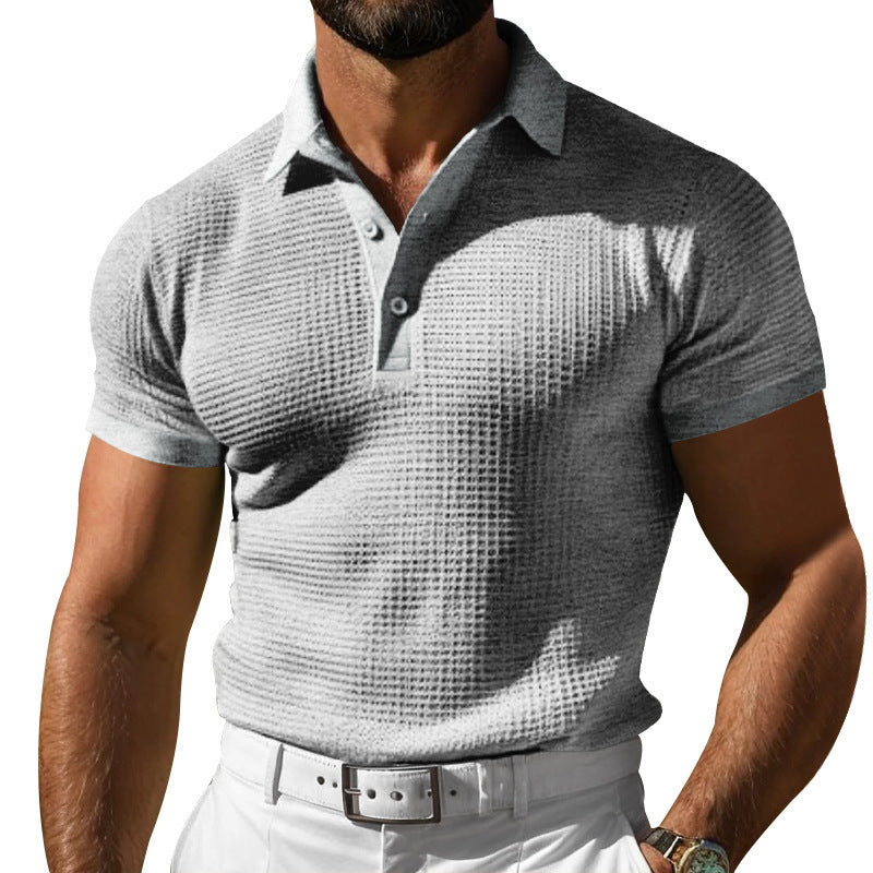 Herren Poloshirt atmungsaktiv Struktur Optik Berlin