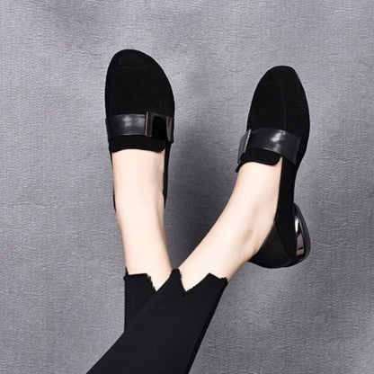Damen Ballerinas Bequem mit Riemen Modern Stil - BerlinGlamour