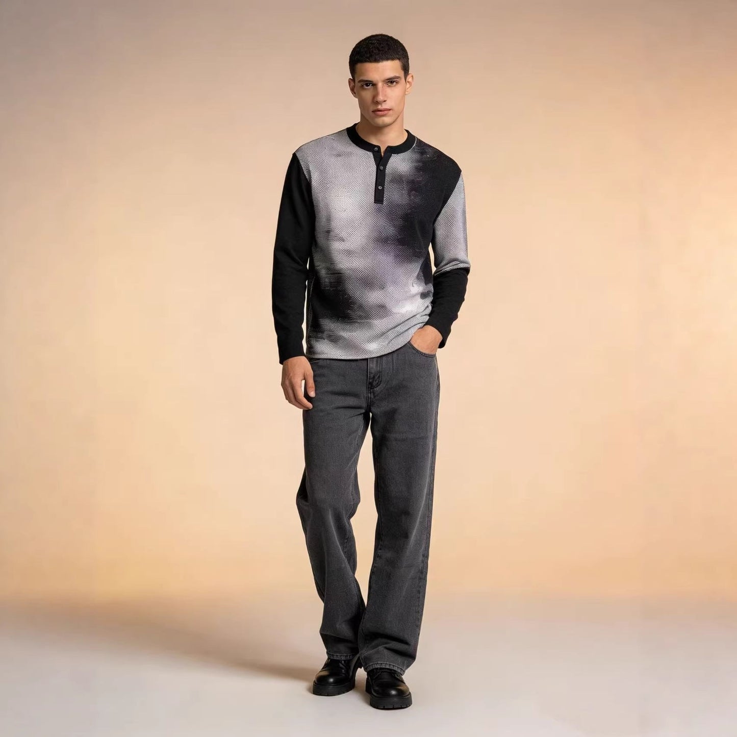 Herren Chino-Hose Hohe Taille Bequem Elegant - BerlinGlamour