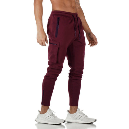 Herren Jogginghose Cargo Bequem Reißverschluss Taschen Modern