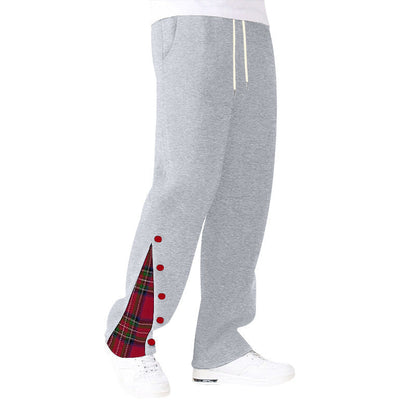 Bequeme Herrenhose Freizeit Hose mit Karomuster