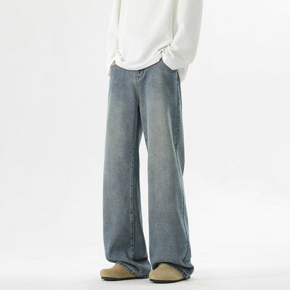Herren Jeanshose Bequem Weites Bein Komfort Schnitt - BerlinGlamour