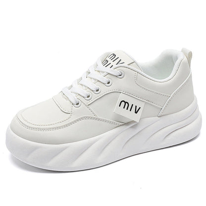 Damen Sneaker Platform atmungsaktiv Komfort Schuhe
