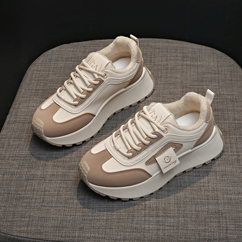 Damen Sneaker Chunky Weite Passform Bequem