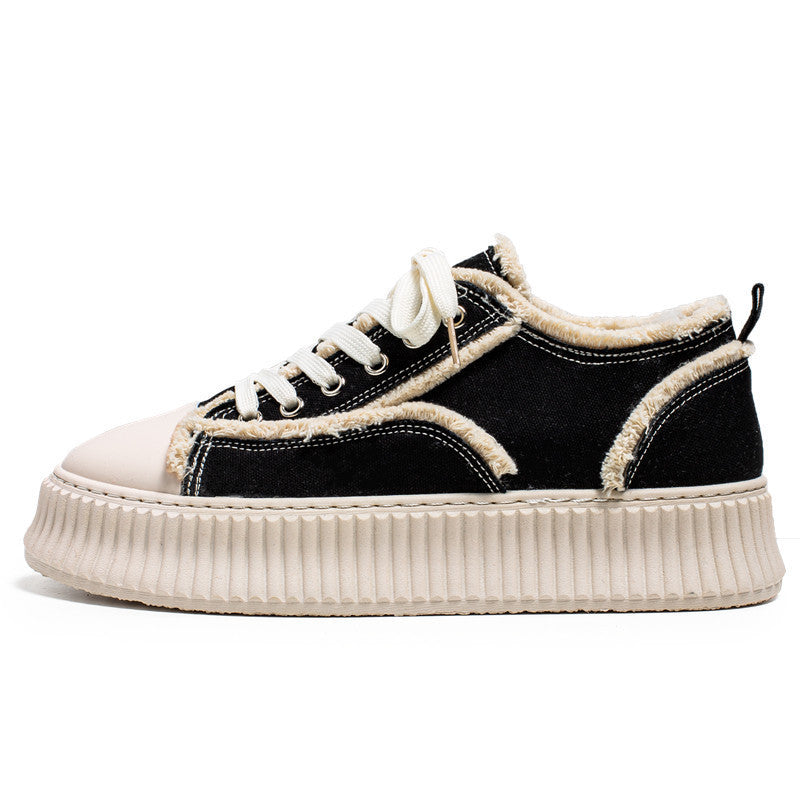 Damen Sneaker Schnürschuhe Trendy Sportlich Robust