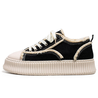 Damen Sneaker Schnürschuhe Trendy Sportlich Robust