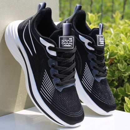 Damen Sneaker Sportlich Laufschuhe mit Dämpfung und Flexibilität