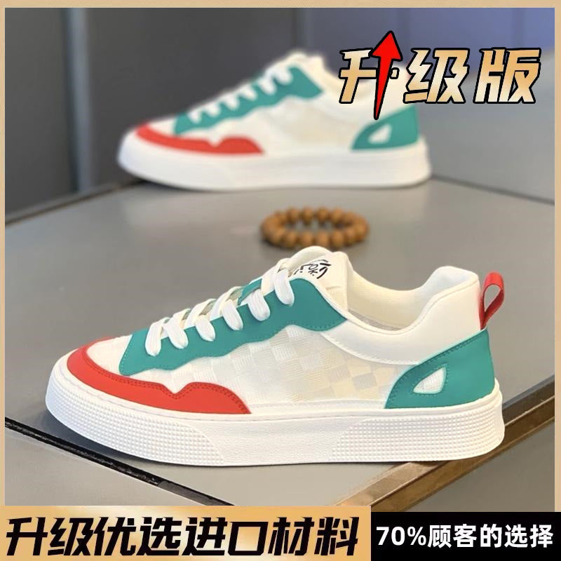 Damen Sneaker Luftdurchlässig Netzmaterial Robust