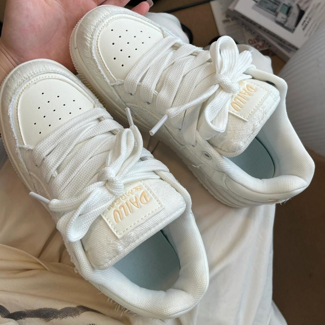 Damen Sneaker Sportlich Bequem mit Weichem Innenfutter