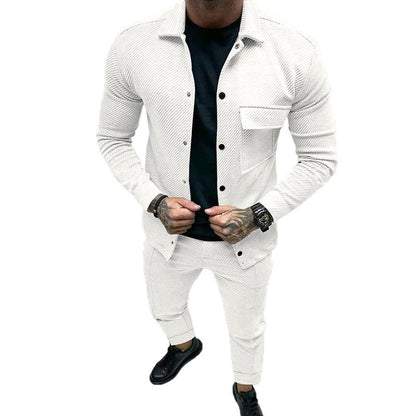Herren Freizeitanzug Modern mit Streifenmuster Elegant