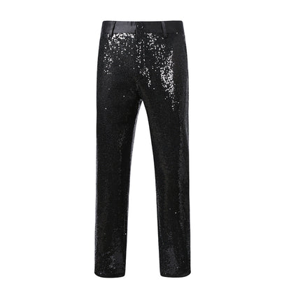 Herren Paillettenhose Glitzerhose Elegant Modisch