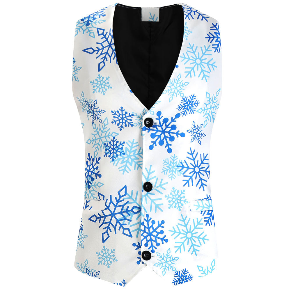 Herren Anzug Set mit Schneeflocken Muster Elegant Berlin