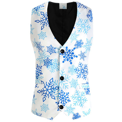 Herren Anzug Set mit Schneeflocken Muster Elegant Berlin