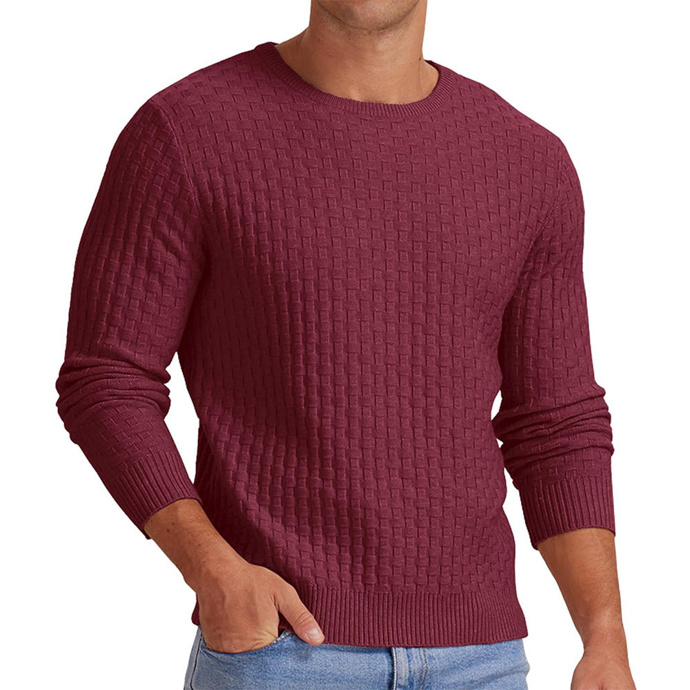 Strickpullover Herren Lässig Grobstrick Modern - BerlinGlamour