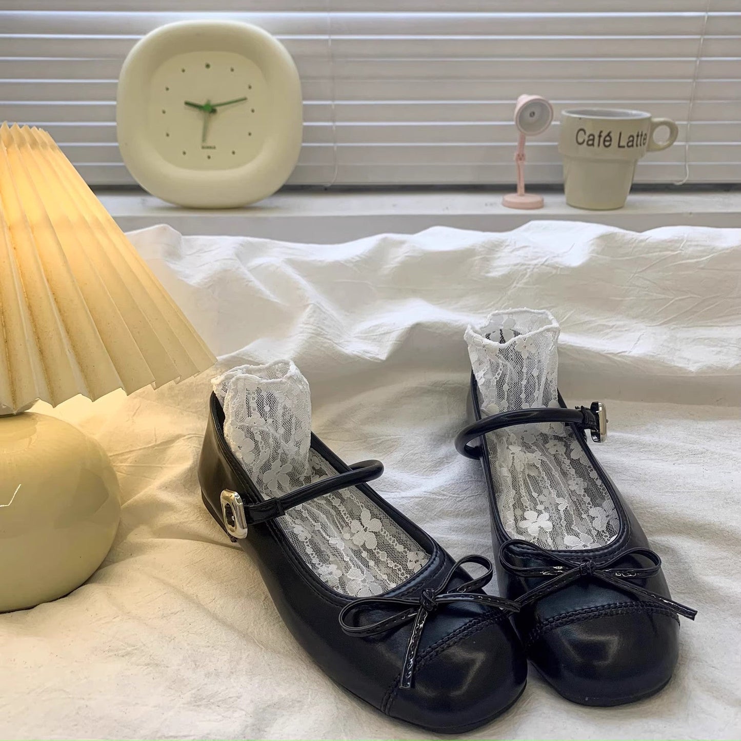 Damen Ballerinas Elegant Spitze Komfort