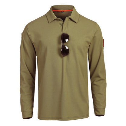 Herren Polohemd Langarm Modern Sportlich