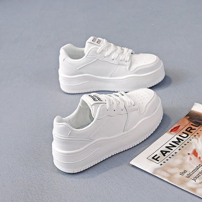Damen Sneaker Dicksohlige rutschfeste Laufschuhe Sportlich