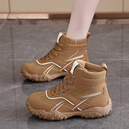 Wanderschuhe Damen Outdoor Stiefel Rutschfest Atmungsaktiv