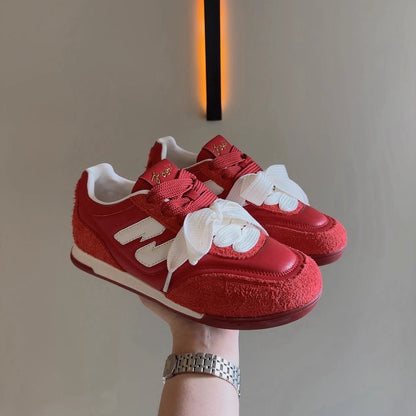 Damen Sneaker Sportlich Auffällig Band Mode Schuhe