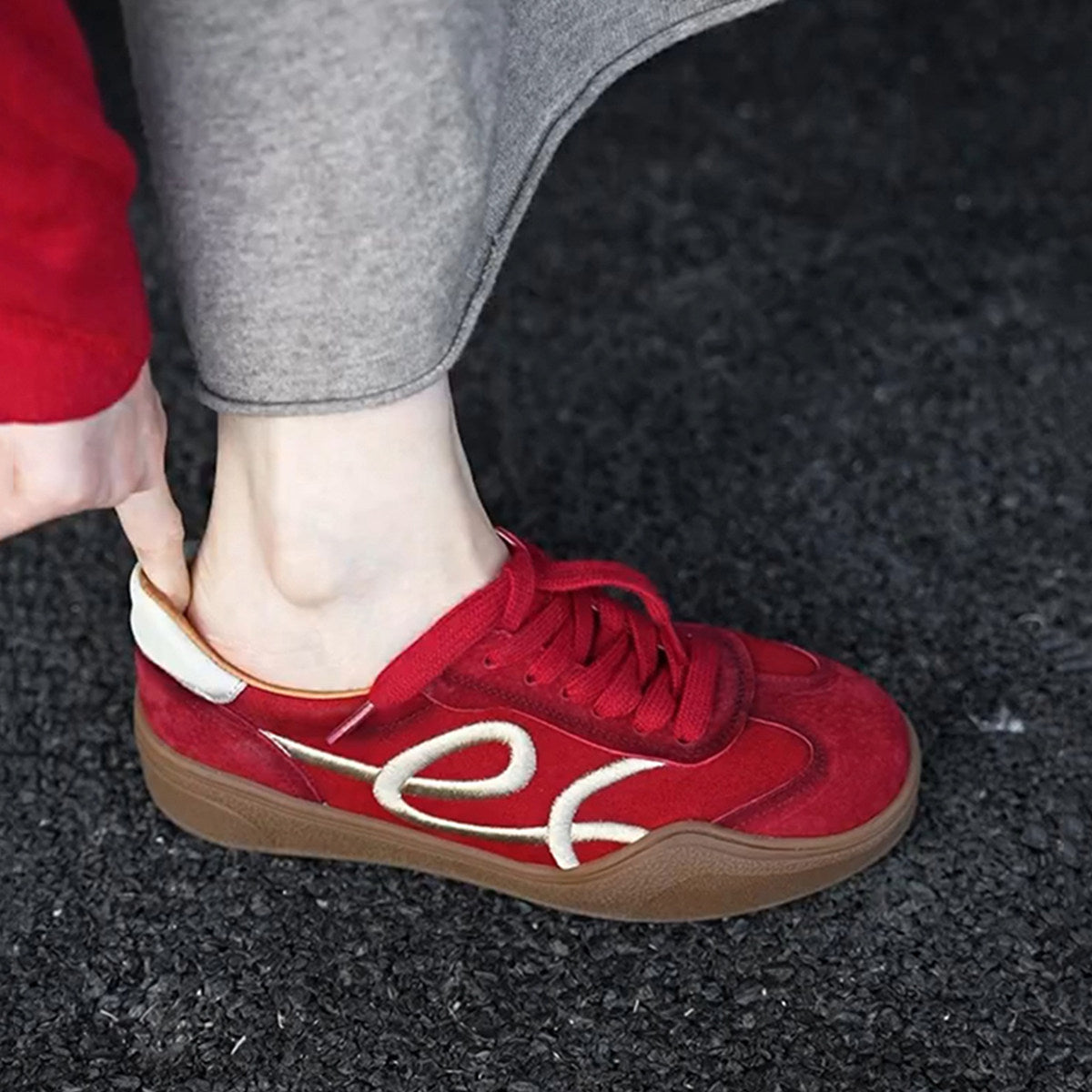 Damen Sneaker Bequem Schnürsystem Komfortsohle Sportlich