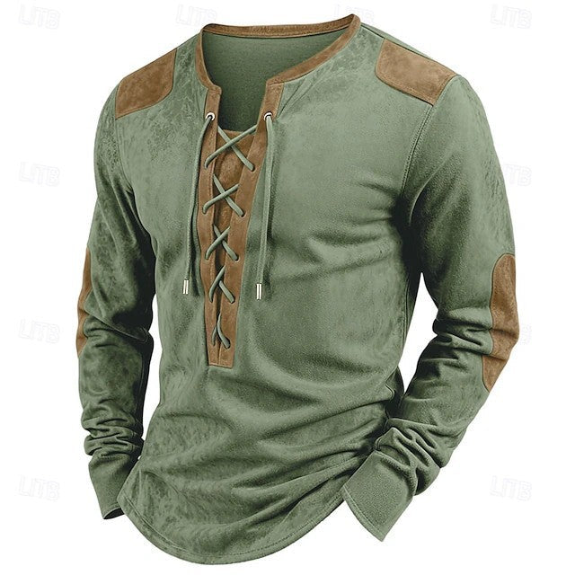 Herren Oberteil Lässig Casual Berlin Style