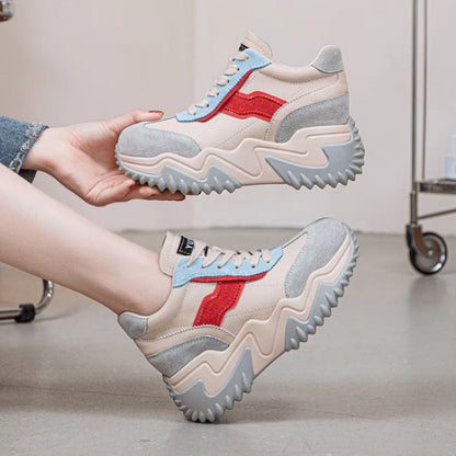 Damen Sneaker Chunky Bequem Mode Schuhe