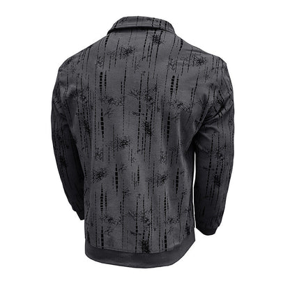 Lässiger Herren Pullover mit Knöpfkragen Modern