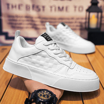 Damen Sneaker Sportlich Karomuster Weich